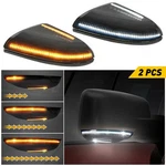 For 45191 Ram Dodge Smoked Dual Color Led Mirror Side Puddle Light Signal Lamp. Fixed Price $37.99.