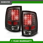 For 09-18 Dodge Ram 1500 Black Housing Smoked Lens Led Tail Lights Brake Lamps. Fixed Price $91.40.