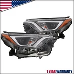 Pair For 2016 2017 2018 Toyota Rav4 Led Headlight Headlamps Chrome Right&left. Fixed Price $177.88.
