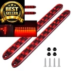 Perfectech 11 Led Red Trailer Brake Tail Light, 2 Pack 16 Bar Lens. Fixed Price $32.99.