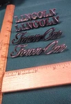 Ce14 Lincoln Town Car Emblems Lot Of 4 Vintage 1981-7 #d5vb6042550 Linc. Fixed Price $39.99.