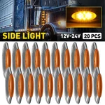 20pcs 16led Side Marker Turn Signal Light Amber Lamp For Pickup Truck Trailer. Fixed Price $81.69.
