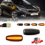 Sequential Smoked Led Side Marker Lights Turn Signal For Hyundai Elantra Kia Rio. Fixed Price $17.49.