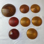 Vtg 1940s 50s Kopp Arrow Glass Tail Light Marker Lens Lot Rat Rod Chevy Ford. Fixed Price $85.00.