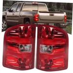 Tail Lights Assembly Compatible With Chevy Silverado 2007-2013 Pair Red Trim. Fixed Price $111.99.