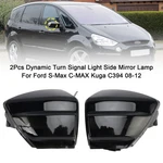 2pcs Dynamic Turn Signal Light Side Mirror Lamp For Ford S-max C-max 08-12. Fixed Price $22.99.