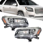 Headlights For Gmc Acadia 2013-2016 Projector Headlamps Halogen W/led Left+right. Fixed Price $215.44.