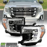 2019-2021 Gmc Sierra 1500 W/halogen Signal Led Drl Headlights Headlamp Lh+rh Set. Fixed Price $208.99.