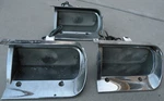 1 Ford Thunderbird Right Park Turn Signal Light Lens Cover Housing 1961-1963 Oem. Fixed Price $85.00.