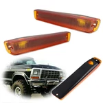 Amber Front Bumper Signal Lamps Housings For 73-79 Ford F-150 Truck 78 79 Bronco. Fixed Price $34.99.