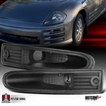 Fit 2000-2002 Mitsubishi Eclipse Black Front Bumper Lights Signal Lamps. Fixed Price $19.99.