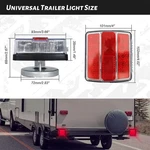 Universal Led Adsorbed Magnetic Trailer Light 2 Pcs Kit Turn (red Lens). Fixed Price $42.84.