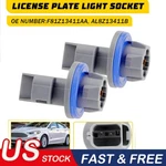 2pcs License Plate Tail Light Brake Lamp Socket For Ford F81z13411aa Al8z13411b. Fixed Price $12.99.