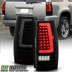 2007-2014 Chevy Suburban Tahoe Gmc Yukon Black Smoked Full Led Tail Lights Lamps. Fixed Price $145.99.