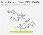 2022-2025 Nissan Pathfinder Wire Harness. Fixed Price $800.00.