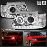 Fits 2002-2005 Ford Explorer Led Halo Projector Headlights Lamp Left+right 02-05. Fixed Price $179.38.