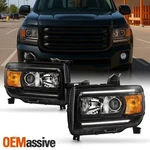 For 2015-2022 Gmc Canyon Halogen Type Black Headlights Pair Driver + Passenger. Fixed Price $295.99.