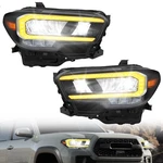 Full Led Drl Headlights For 2020-2023 Toyota Tacoma Trd/pro/limited Pair Lh+rh. Fixed Price $399.99.