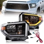Vland Full Led Headlights For Toyota Tundra 2014-2021 W/sequential Turn Signlas. Fixed Price $390.00.