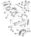 Genuine Mopar Grommet Right 68211658ad. Fixed Price $3.24.