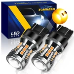 Tomhasa 7440 7443 Led Bulbs Amber Yellow For Turn 7443, Pack Of 2. Fixed Price $24.99.