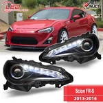 For 2013-2016 Scion Fr-s Headlights Led Drl Sequential Turn Black/clear Pairs. Fixed Price $179.99.