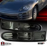 Fit 2000-2002 Mitsubishi Eclipse Smoke Front Bumper Lights Signal Lamps. Fixed Price $23.99.