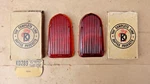 Nos 1949 Chevy Tail Light Lenses Original K-d Lamp Replacement Glass Pair. Fixed Price $40.00.