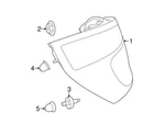 New Genuine Mercedes-benz Rear Lamp Passenger Side 2318200464. Fixed Price $522.10.