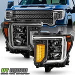 Black Housing Headlight For 2020-2023 Gmc Sierra 2500 3500 Full Led Headlamps. Fixed Price $608.99.