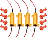 Auxlight 4pcs Quality 50w 6ohm Load Resistors - Fix Led Bulb 4 Pieces, Gold. Fixed Price $11.58.