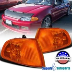 Fits 1992-1995 Honda Civic 3dr Hatchback Corner Signal Lights 92-95 Replacement. Fixed Price $25.98.