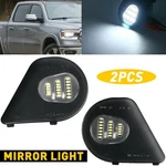2x Auxito Led Side Puddle Lights Mirror 6000k For Dodge Ram 1500 2010-2019. Fixed Price $15.19.