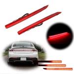Red Led Rear Bumper W/ Sequential Tail Brake Signal Lights For 13-20 Lincoln Mkz. Fixed Price $29.99.