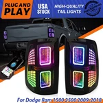 Pair Rgb Tail Lights App For Dodge Ram 1500 2500 2009-2018 Sequential Rear Lamp. Fixed Price $349.00.