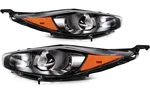 Black Housing Headlights Assembly Left+right Side For Ford Fiesta 2014-2018. Fixed Price $159.99.