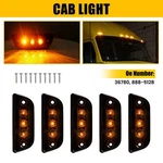 5pcs Smoke Len Amber Led Roof Clearance Marker Light For Kenworth T680 T770 T880. Fixed Price $33.24.