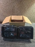 (qty 2) Black Headlights Assembly 02hla1220cbm For 2005-07 Ford F250 Super Duty. Fixed Price $62.47.