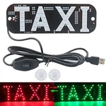 Nskanqi Taxi Light, Dual Color Changeable Led Sign, Hook On Car Window. Fixed Price $17.39.