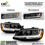 2017 Facelift Led Drl Style Upgrade Fit 2011-18 Vw Jetta Headlights Left+right. Fixed Price $228.99.