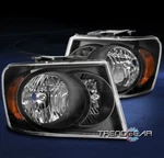 For 2007 2008 2009 Dodge Durango Replacement Headlights Lamps Black/amber Lh+rh. Fixed Price $181.95.