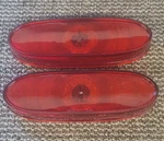1959 Pontiac Catalina Bonneville Glo-brite 552 Tail Light Lens Pair Gm. Fixed Price $21.16.