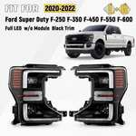 Led Headlight For 2020-2022 Ford F-250 Super Duty W/black Trim Left+right Pair. Fixed Price $706.99.