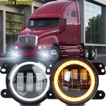 4" Inch Round Front Bumper Fog Lights Lamp For 1991-2011 Kenworth T2000 Truck. Fixed Price $49.99.