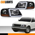 Led Headlights Corner Lights C Strip Fit For 97-03 Ford F150 / 99-02 Expedition. Fixed Price $71.45.