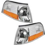 Trq Sla87781 Turn Signal/cornering Lights For Mercury Grand Marquis 03-05. Fixed Price $97.39.