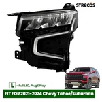 Full Led Headlight For 2021-2024 Chevy Suburban/chevy Tahoe Driver Left Side. Fixed Price $165.00.