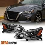 Fits 2019-2022 New Nissan Altima 4dr Sedan Headlights Oe Style - Black Housing. Fixed Price $148.99.