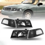 For 1998-2011 Ford Crown Victoria Headlight+corner Signal Lamp Pair Lh+rh. Fixed Price $74.99.