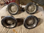 57 Cadillac Front Signal Parking Lights With Lenses And Screws. One Wire. Fixed Price $457.00.